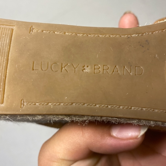 Lucky Brand wedge braided rope heels, size 8.5M. - Picture 4 of 6